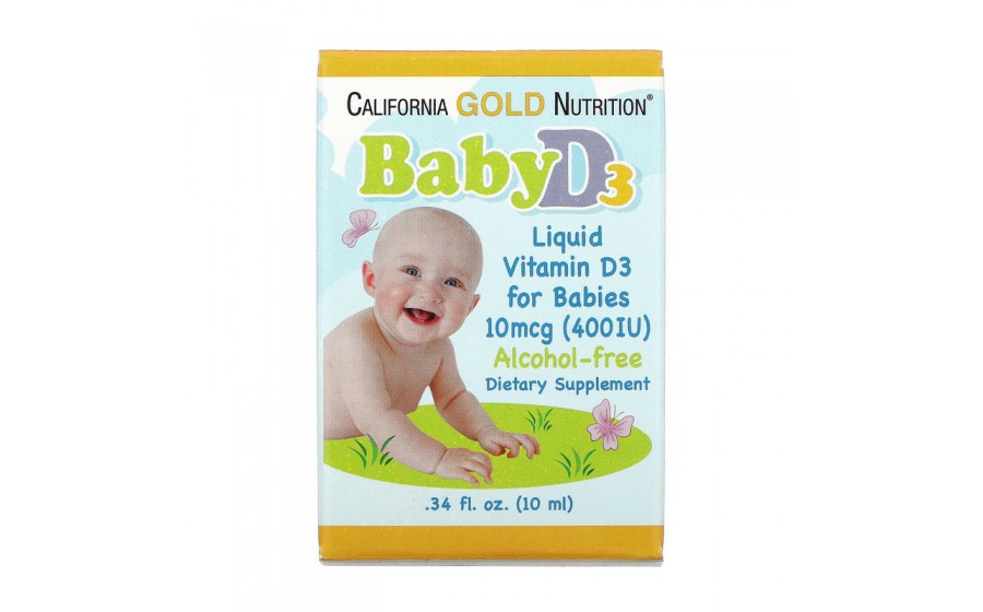 Baby D3 Liquid 10 mcg (400 IU) (10 ml)