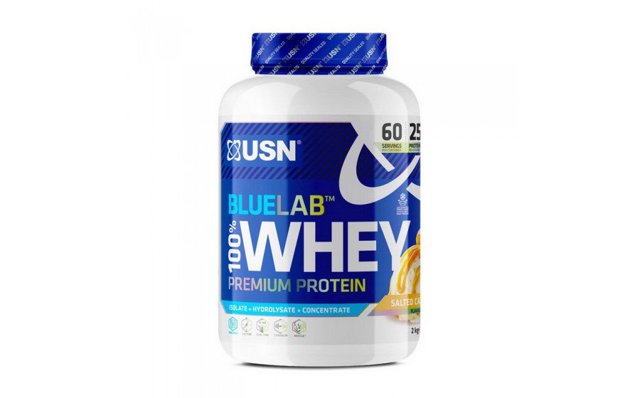 Blue Lab 100% Whey Premium Protein (2 kg, salted caramel)