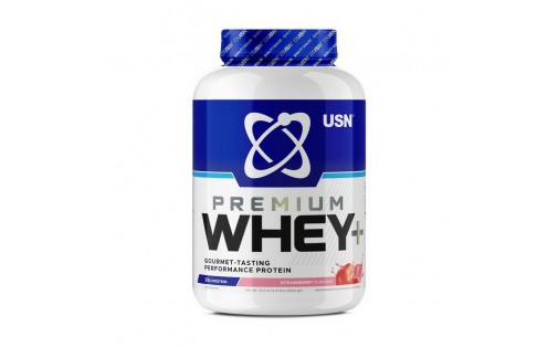 Whey+ Premium Protein (2 kg, strawberry)