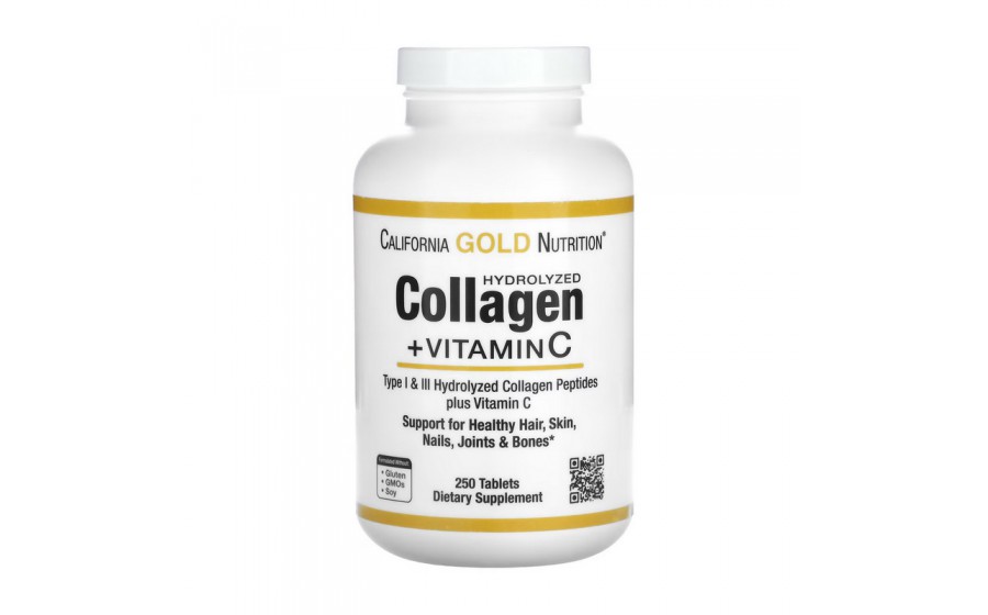 Collagen Hydrolyzed + Vitamin C (250 tab)