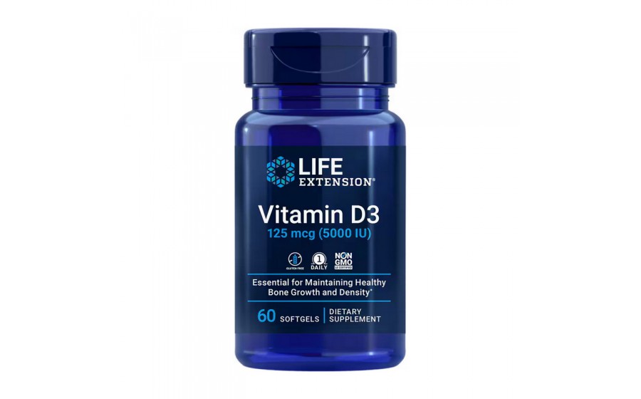 Vitamin D3 125 mcg (5,000 IU) (60 sgels)