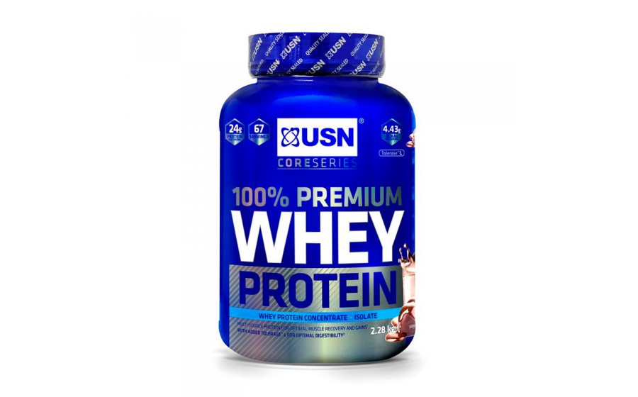 100% Premium Whey Protein (2,28 kg, chocolate)