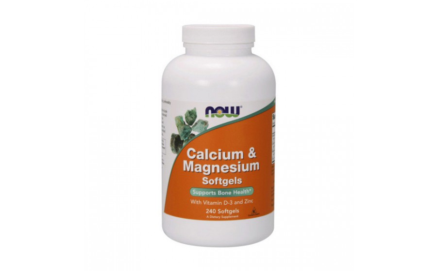 Calcium & Magnesium with vit. D and Zinc (240 softgels)