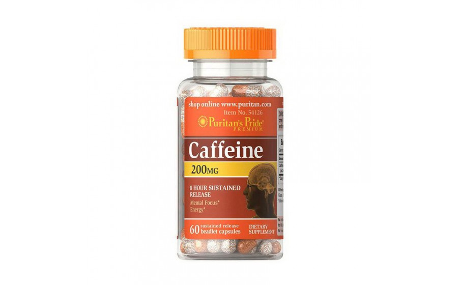 Caffeine 200 mg (60 caps)