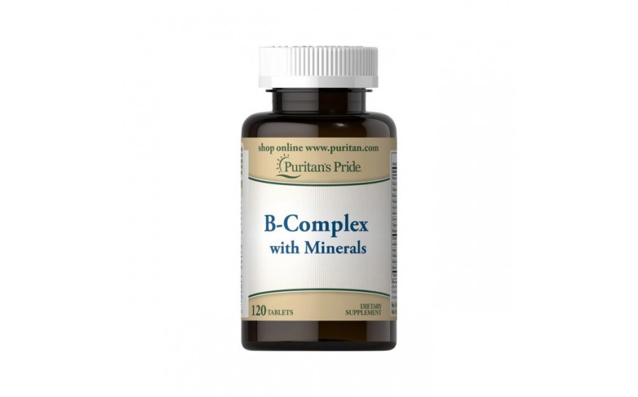 B-Complex with Minerals (120 tabs)