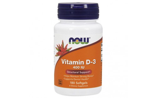 Vitamin D-3 400 IU (180 softgels)