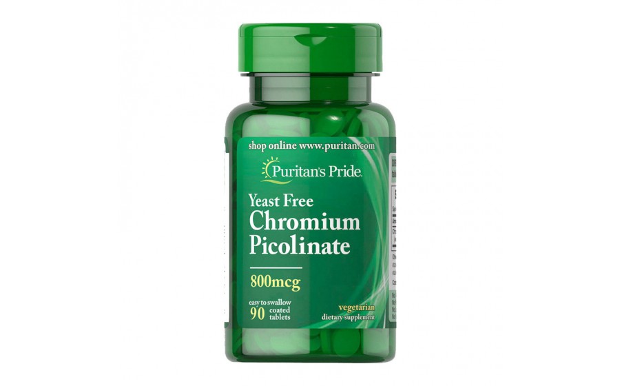 Chromium Picolinate 800 mcg Yeast Free (90 tablets)