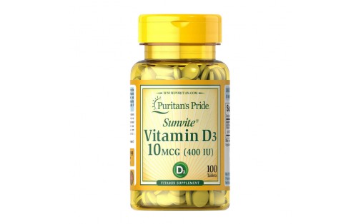 Vitamin D3 400 IU (100 tablets)