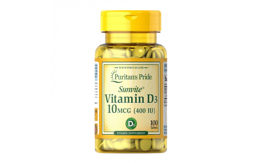 Vitamin D3 400 IU (100 tablets)