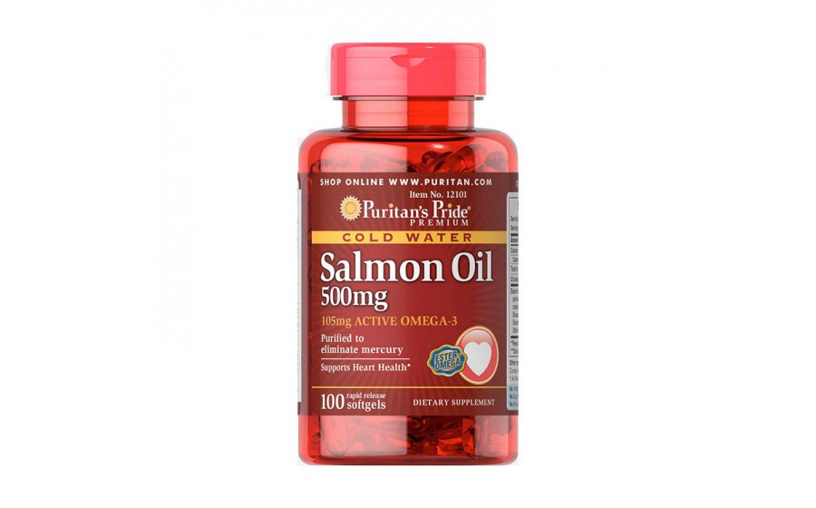 Salmon Oil 500 mg (100 softgels)