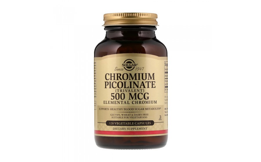 Chromium Picolinate 500 mcg (120 veg caps)