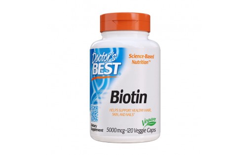 Biotin 5,000 mcg (120 veg caps)