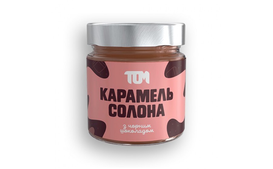 Карамель Солона (200 g, чорним шоколадом)