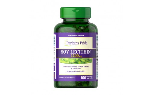 Soy Lecithin 1200 mg (100 softgels)