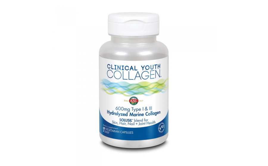 Collagen 600 mg Type | & ||| (60 veg caps)