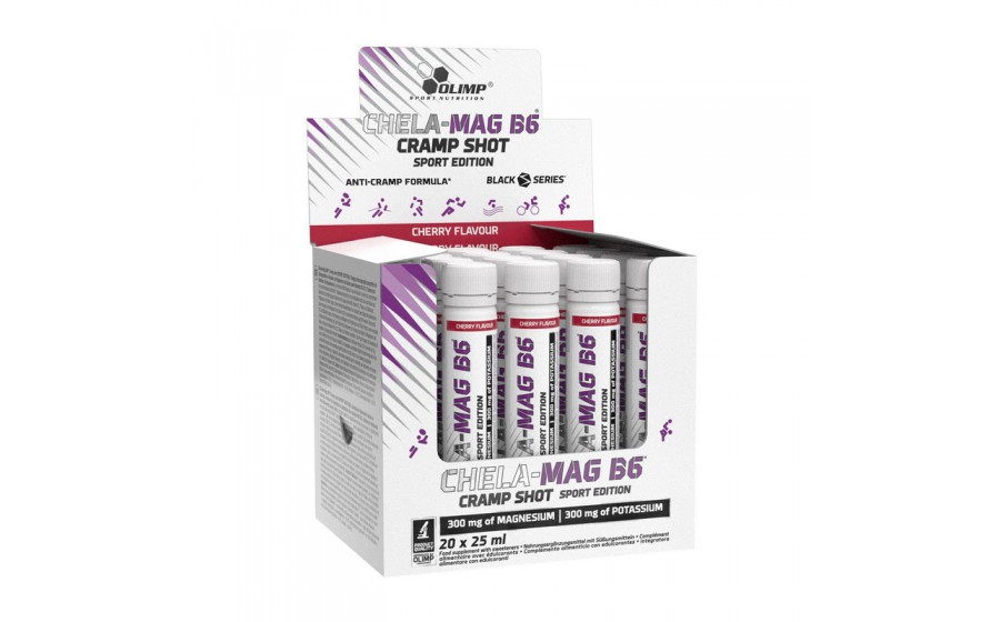 Chela-Mag B6 Cramp Shot Sport Edition (20 x 25 ml, cherry)