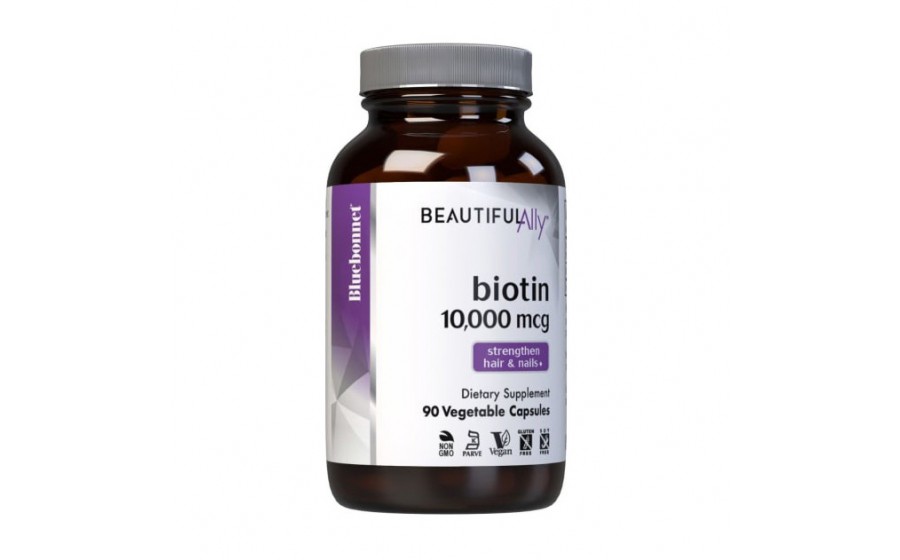 Biotin 10,000 mcg (90 veg caps)