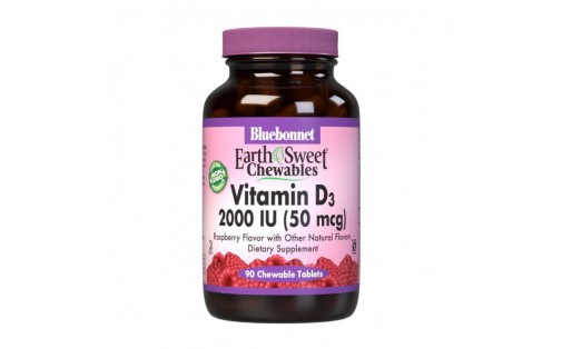 Vitamin D3 2000 IU (50 mcg) (90 chewables, raspberry)