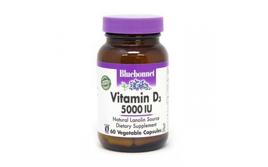 Vitamin D3 5000 IU (125 mcg) (60 veg caps)