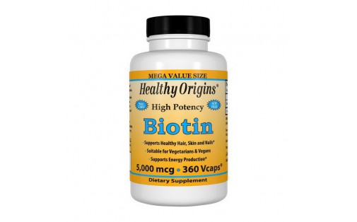 Biotin 5,000 mcg (360 vcaps)