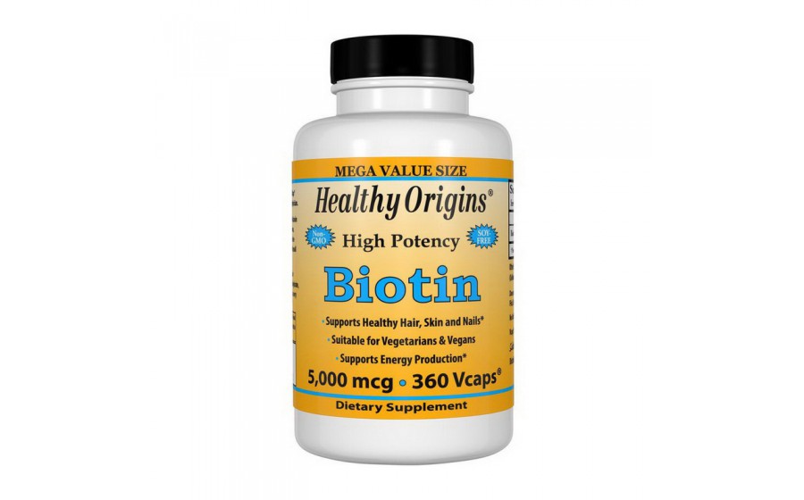 Biotin 5,000 mcg (360 vcaps)