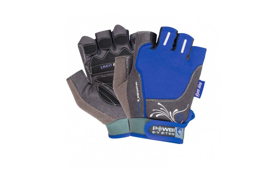 Womans Power Gloves Blue 2570BU (XS size)