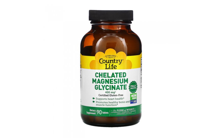 Chelated Magnesium Glycinate 400 mg (90 tab)