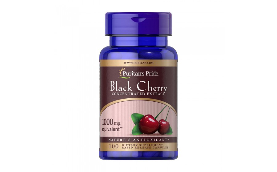 Black Cherry Concentrated Extract 1000 mg (100 caps)