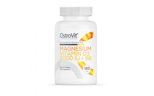 Magnesium + Vitamin D3 + B6 (120 tab)