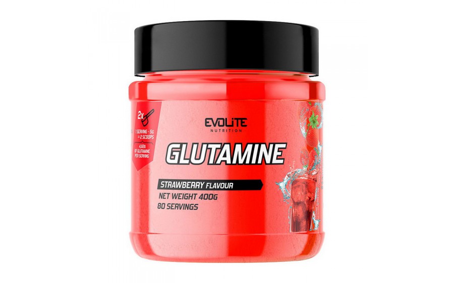 Glutamine (400 g, strawberry)