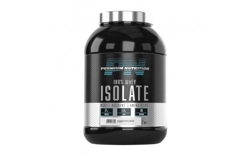 100% Whey Isolate (2 kg, cookies with cream)