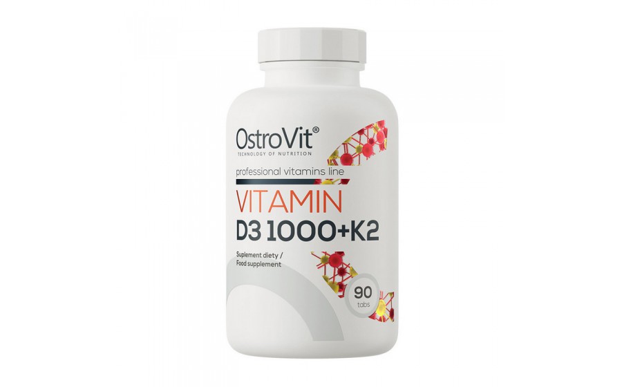 Vitamin D3 1000 + K2 (90 tabs)