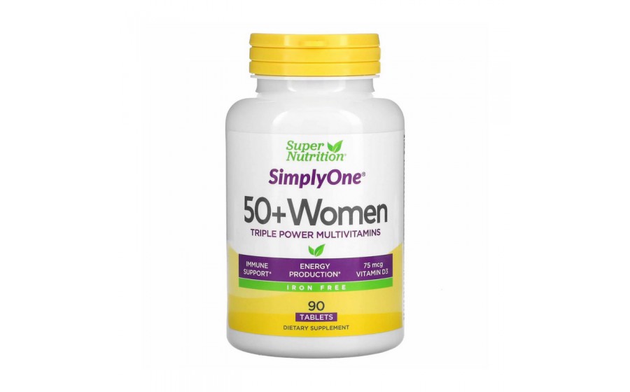 SimplyOne 50 + Women Iron Free (90 tab)