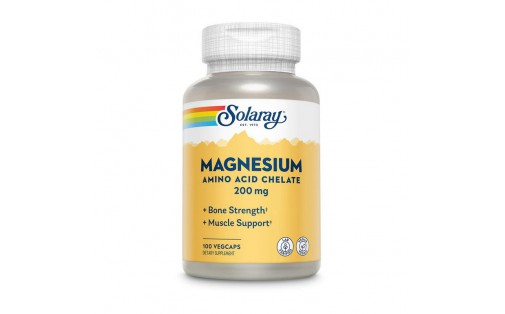 Magnesium Amino Acid Chelate 200 mg (100 veg caps)