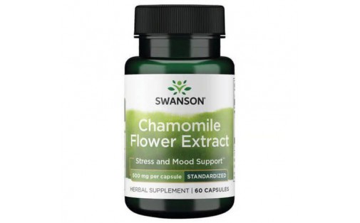 Swanson Chamomile Flower Extract (500 mg, 60 caps)