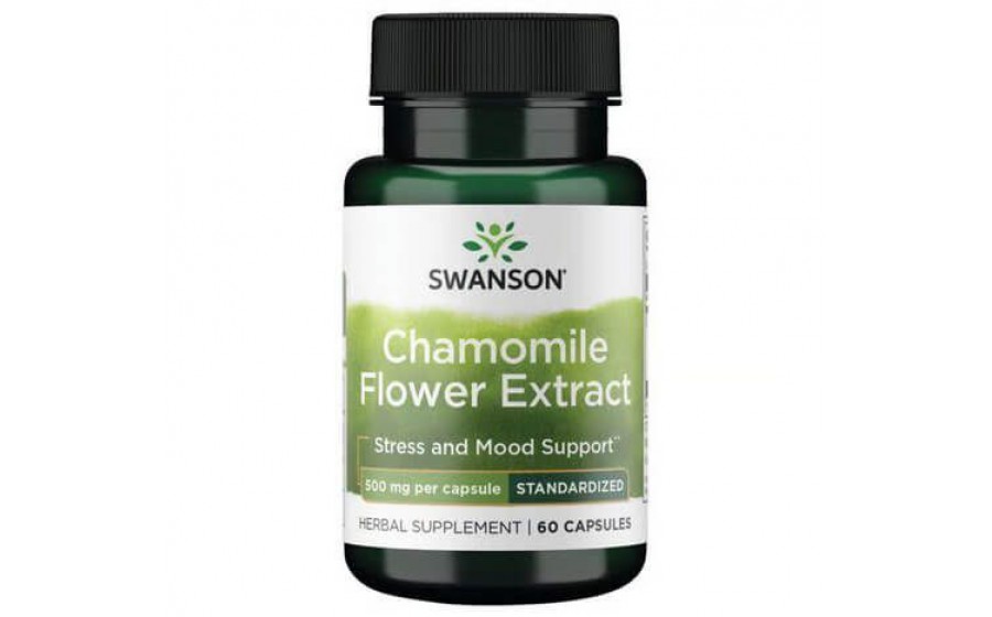 Swanson Chamomile Flower Extract (500 mg, 60 caps)