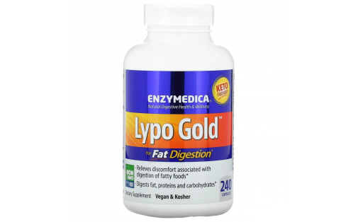 Enzymedica Lypo Gold (240 капсул)