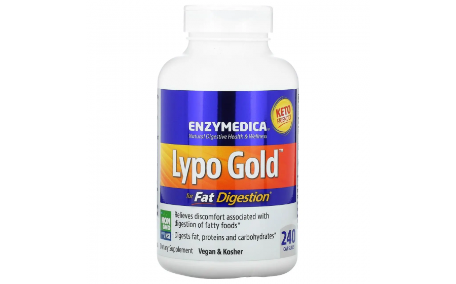 Enzymedica Lypo Gold (240 капсул)