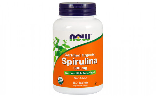 NOW Spirulina 500 мг - 180 таб