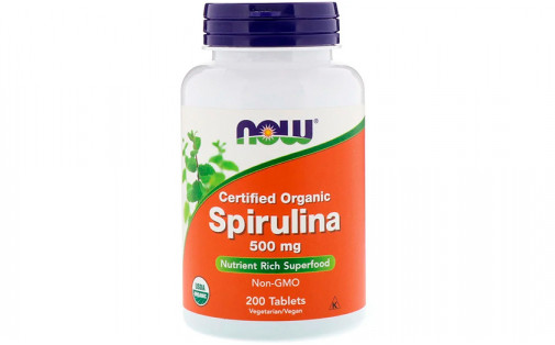 NOW Spirulina 500 мг - 200 таб