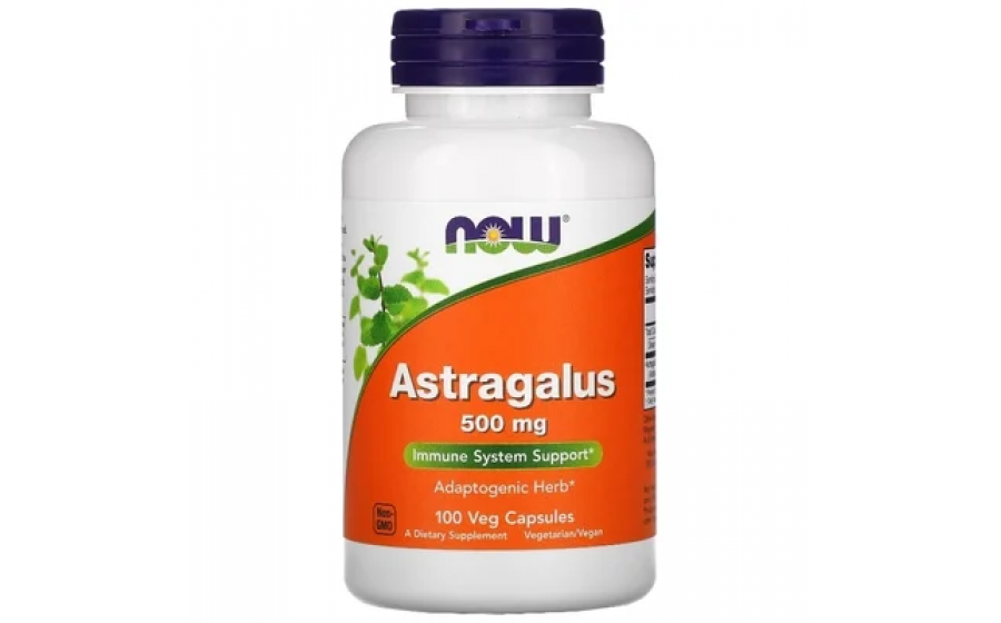 NOW Astragalus 500 mg 100 veg capsules