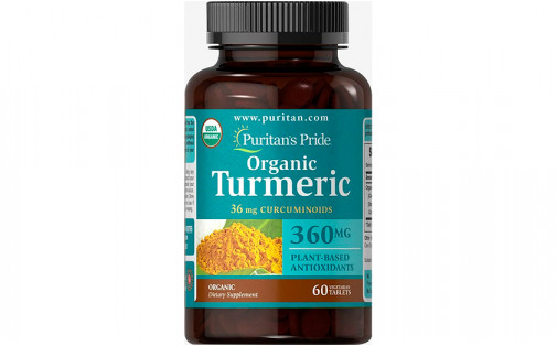 Puritan's Pride Organic Turmeric Curcumin  360 мг 60 таб