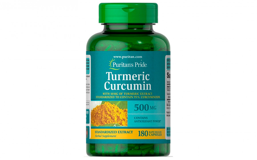Puritan's Pride Turmeric Curcumin  500 мг 180 капс
