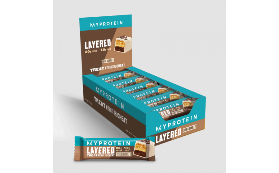 Myprotein Layered Bar – Cookie Crumble (60 г)