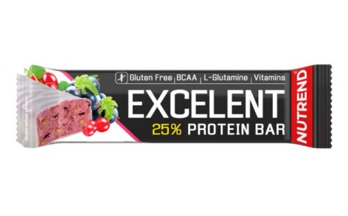 Nutrend Excelent Protein Bar (85 g, blackcurrants with cranberri