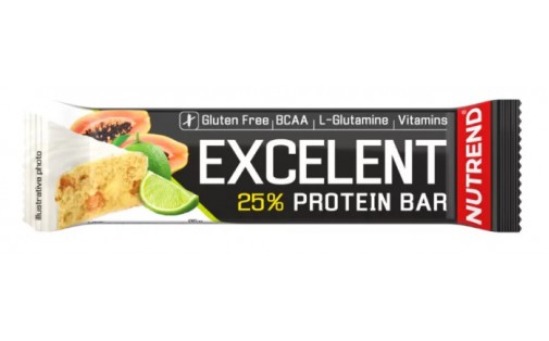 Nutrend Excelent Protein Bar (85 g, lime with papaya)