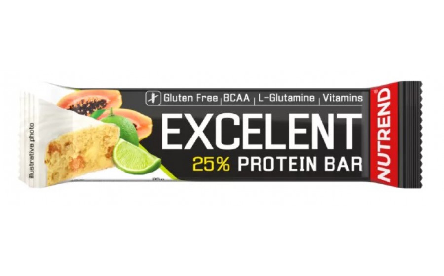 Nutrend Excelent Protein Bar (85 g, lime with papaya)