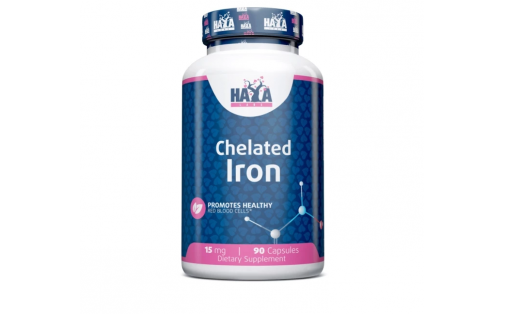Haya Labs Chelated Iron 15 mg 90 Caps