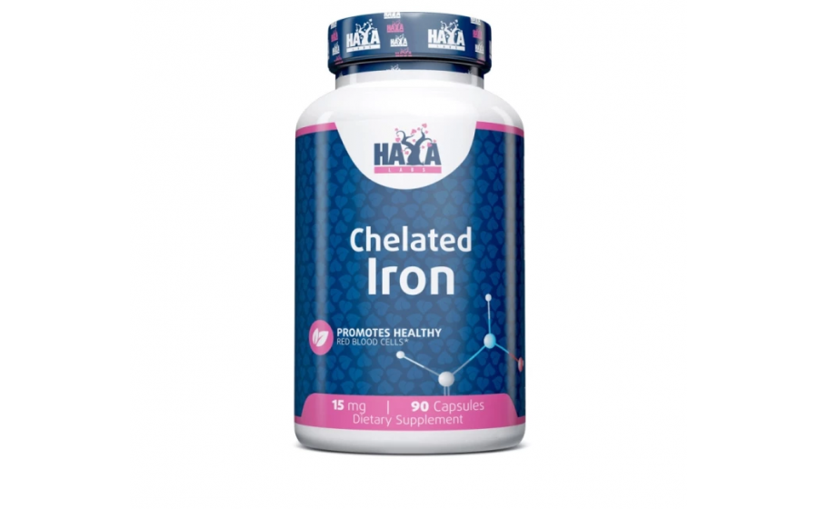 Haya Labs Chelated Iron 15 mg 90 Caps