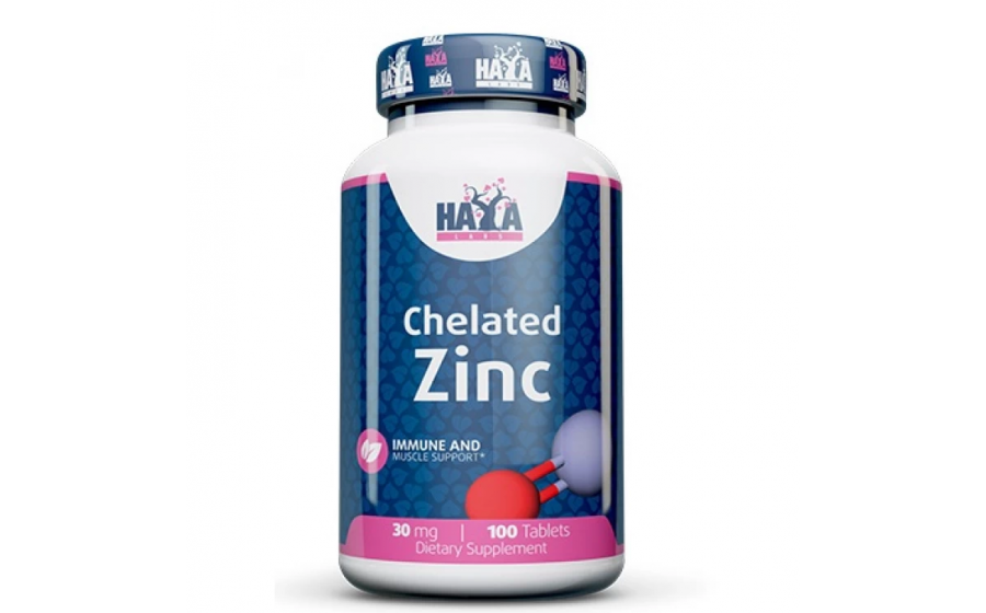 Haya Labs Zinc Bisglycinate 30 мг (100 таб)